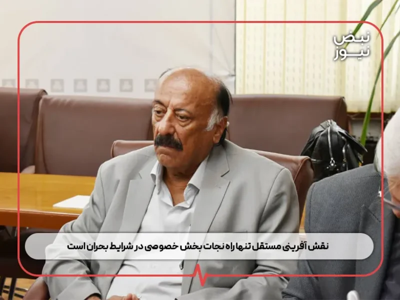 نقش‌ آفرینی مستقل تنها راه نجات بخش خصوصی در شرایط بحران است