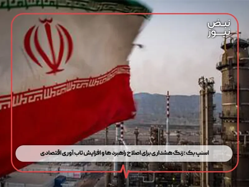اسنپ‌ بک ؛ زنگ هشداری برای اصلاح راهبرد ها و افزایش تاب‌ آوری اقتصادی