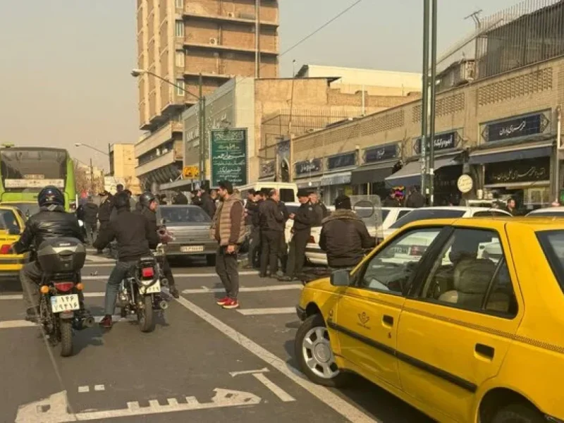 گزارش میدانی از فعالیت بازار های تهران در ۲۵ دی ماه