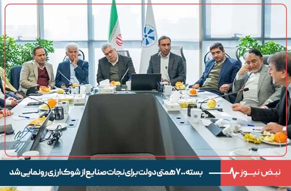 بسته ۷۰۰ همتی دولت برای نجات صنایع از شوک ارزی رونمایی شد