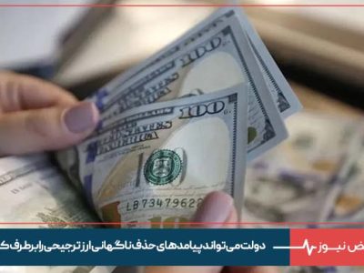 دولت می‌تواند پیامد های حذف ناگهانی ارز ترجیحی را برطرف کند ؟