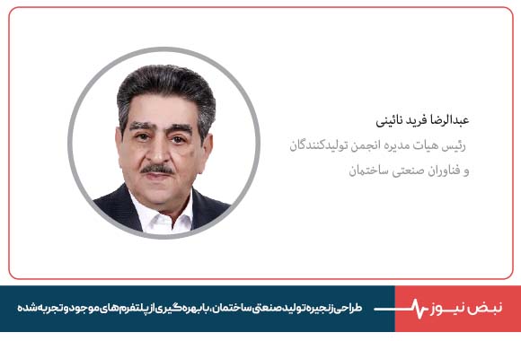 طراحی زنجیره تولید صنعتی ساختمان، با بهره‌گیری از پلتفرم‌های موجود و تجربه شده