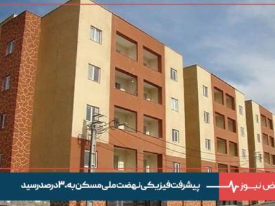 پیشرفت فیزیکی نهضت ملی مسکن به ۳۰ درصد رسید