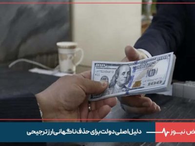 دلیل اصلی دولت برای حذف ناگهانی ارز ترجیحی